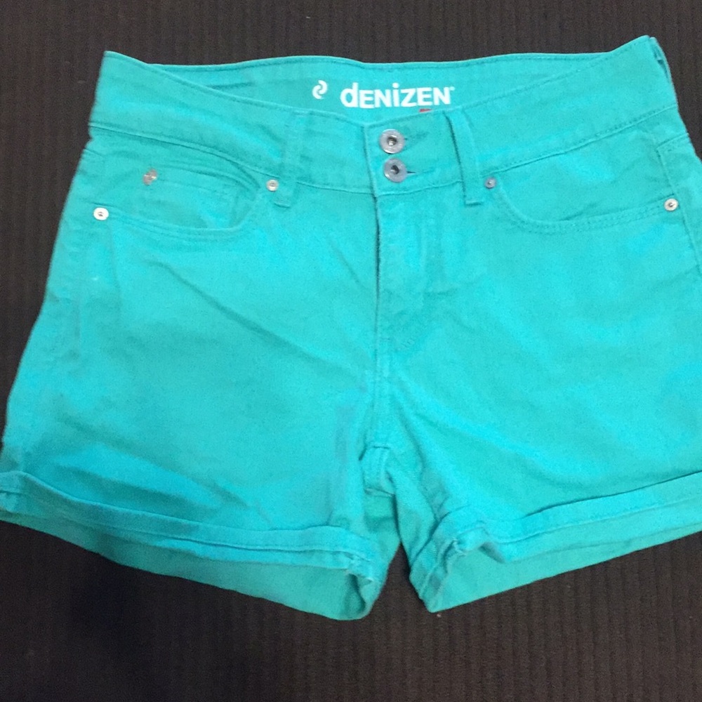 Teal shorts